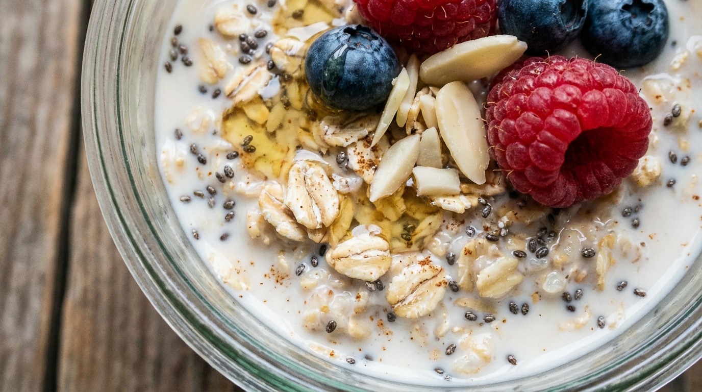 Owsianka nocna - Zdrowe śniadanie do pracy bez gotowania