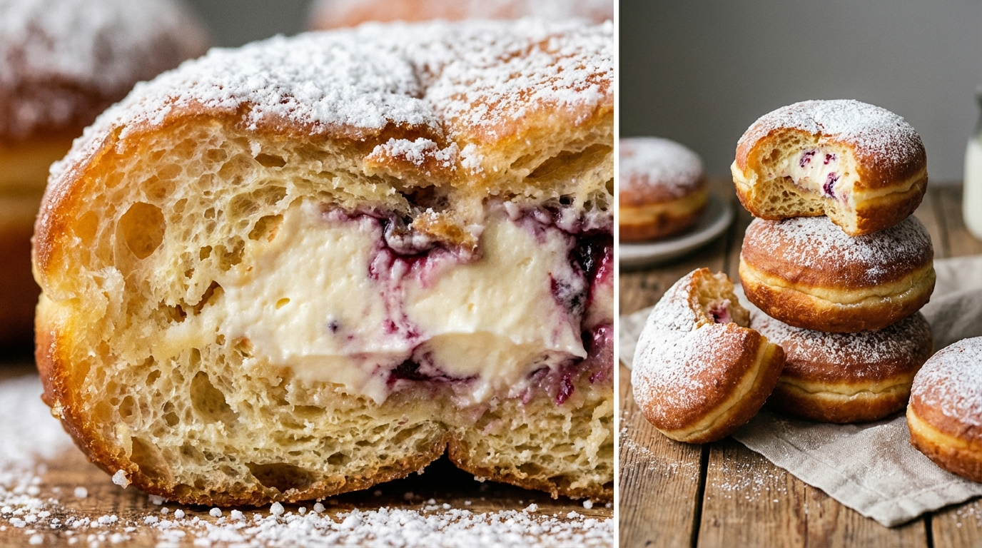 Pączki z mascarpone - szybki przepis na puszysty deser