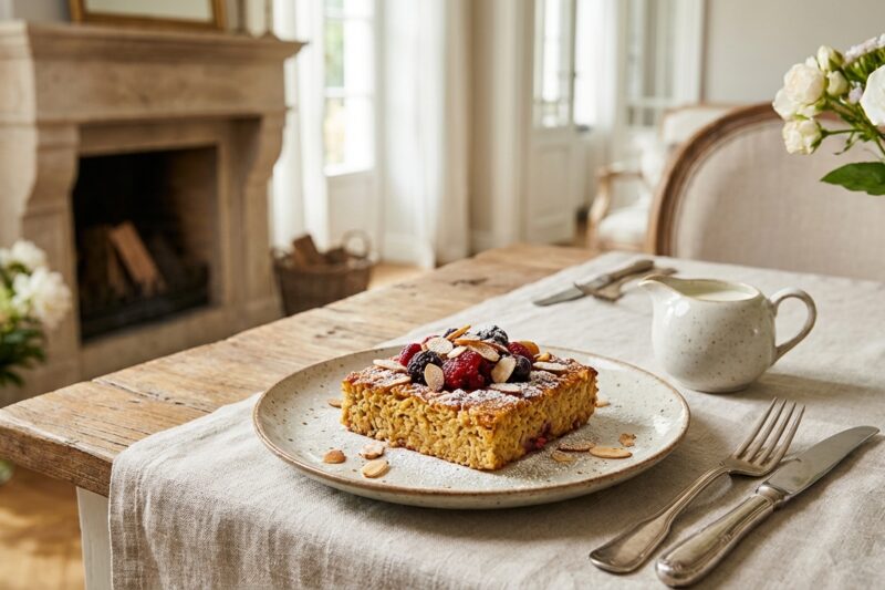 Pieczona owsianka – 3 fit przepisy na śniadanie jak ciasto