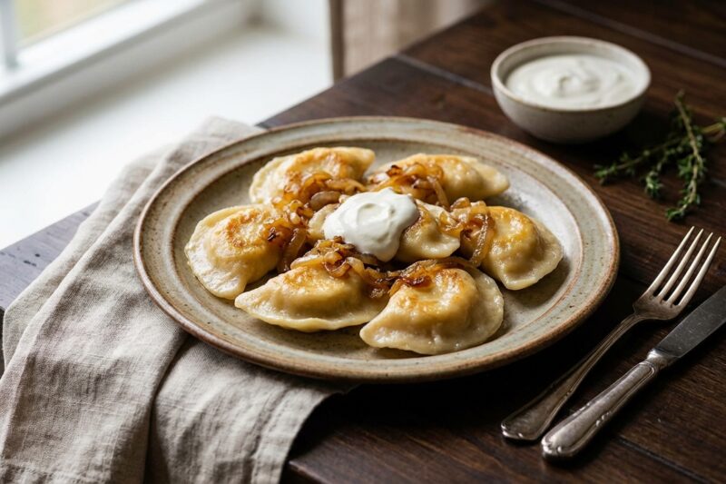 Pierogi ruskie – Tradycyjny przepis na miękkie ciasto i idealny farsz