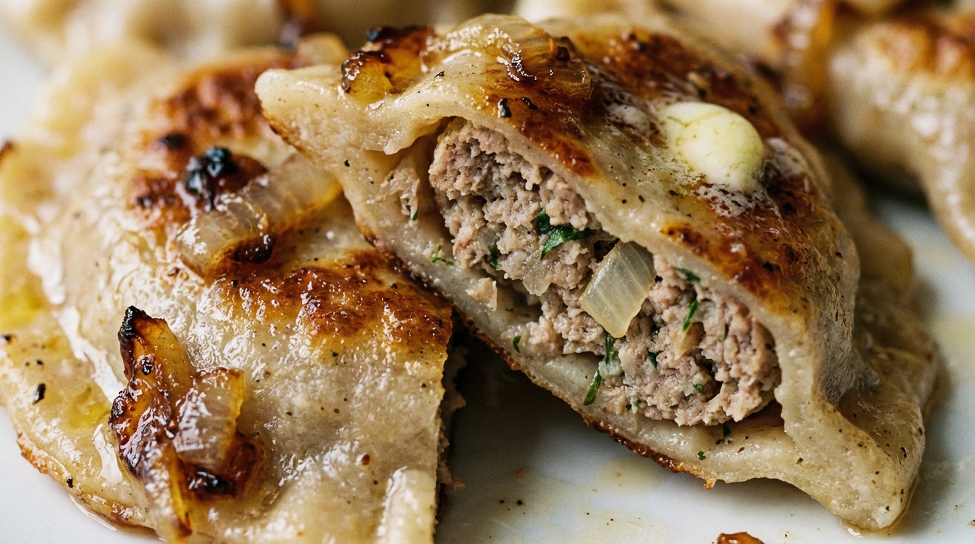 Pierogi z mięsem - domowy przepis na soczysty farsz i miękkie ciasto