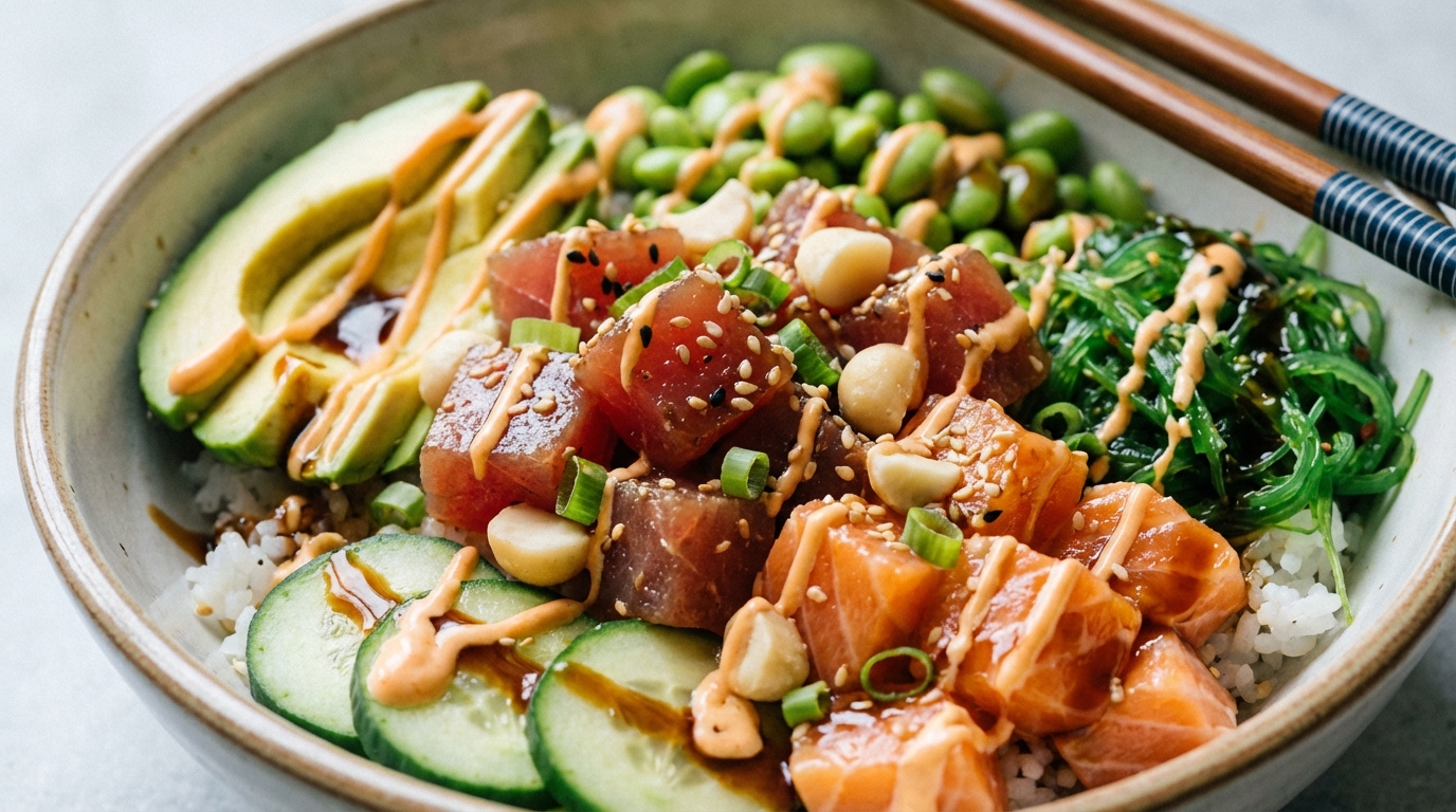 Poke Bowl - Autentyczny przepis na hawajską miskę