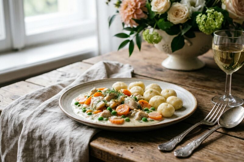 Potrawka z kurczaka – aksamitny sos jak u babci