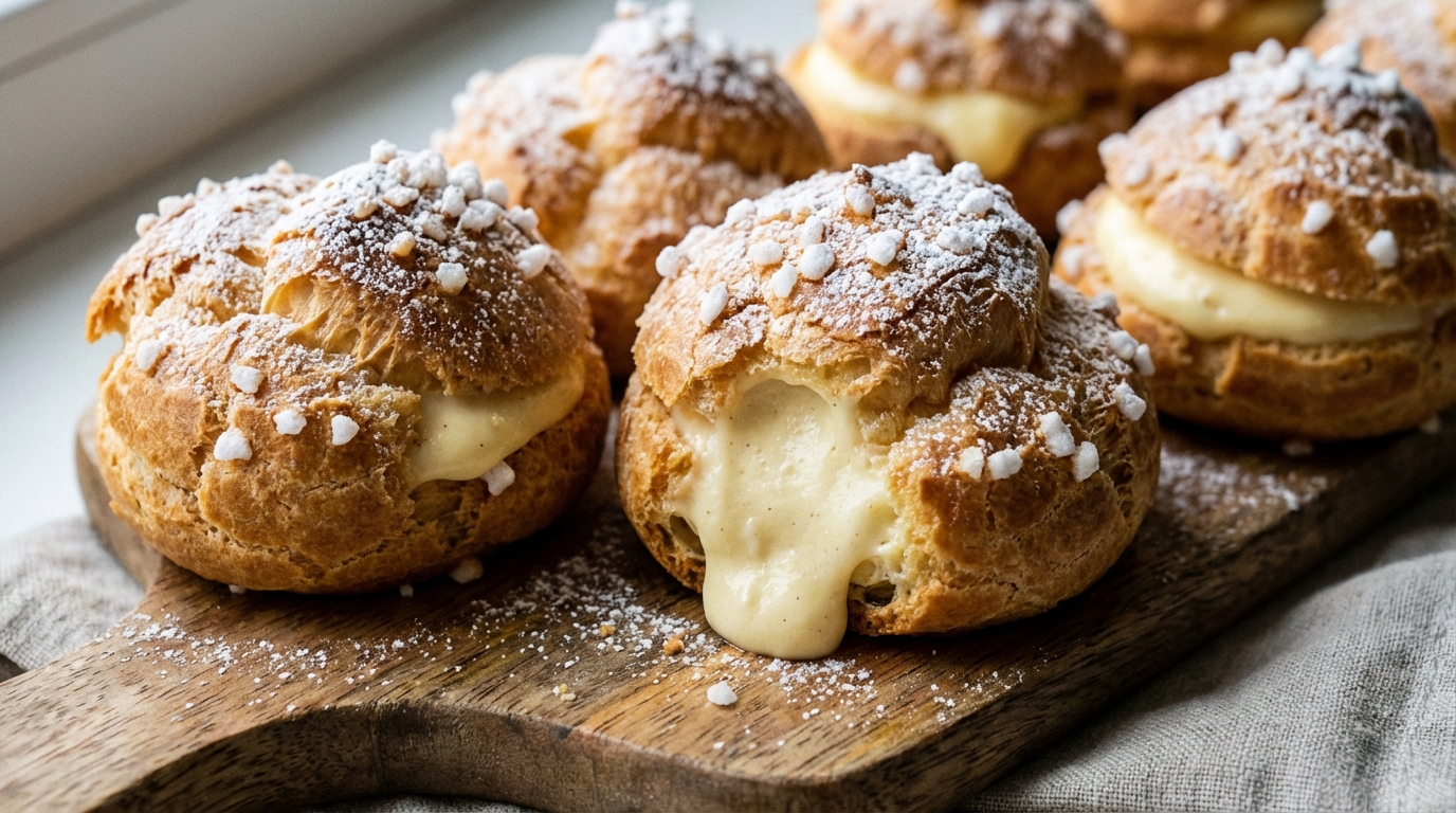 Ptysie z bitą śmietaną - przepis który zawsze wychodzi