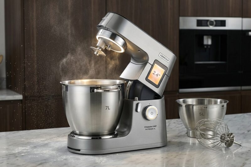 Test Robot kuchenny Kenwood Titanium Chef Patissier XL [TEST] ⭐️ Twój domowy mistrz cukiernictwa