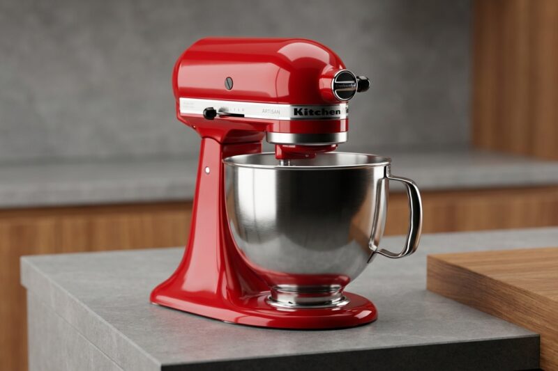 Test Robot planetarny KitchenAid Artisan 5KSM175PSEER [TEST] ⭐️ Kultowa czerwień i mistrzowskie wypieki