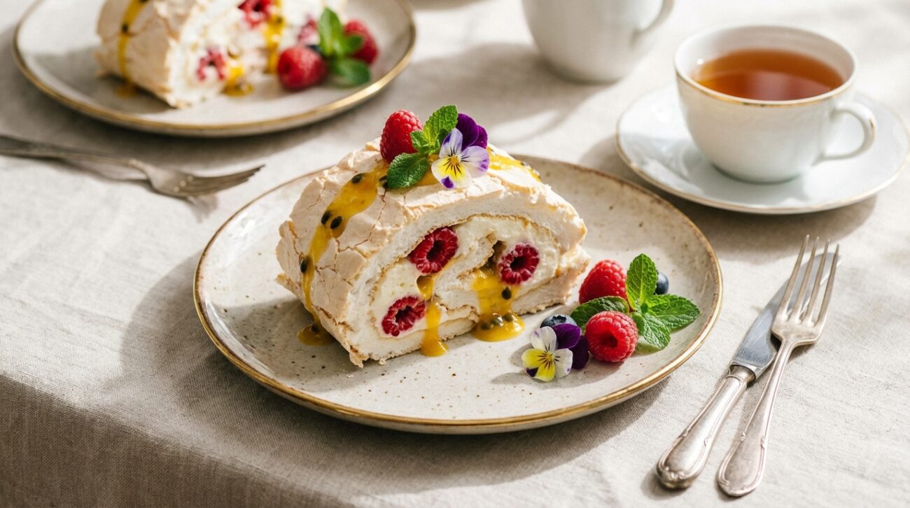 Rolada bezowa - sprawdzony przepis na idealny deser bez pękania