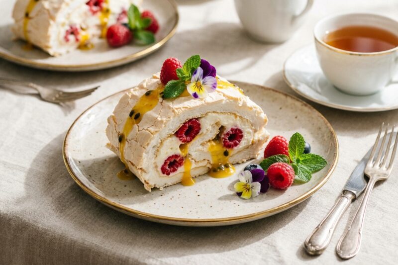 Rolada bezowa – sprawdzony przepis na idealny deser bez pękania