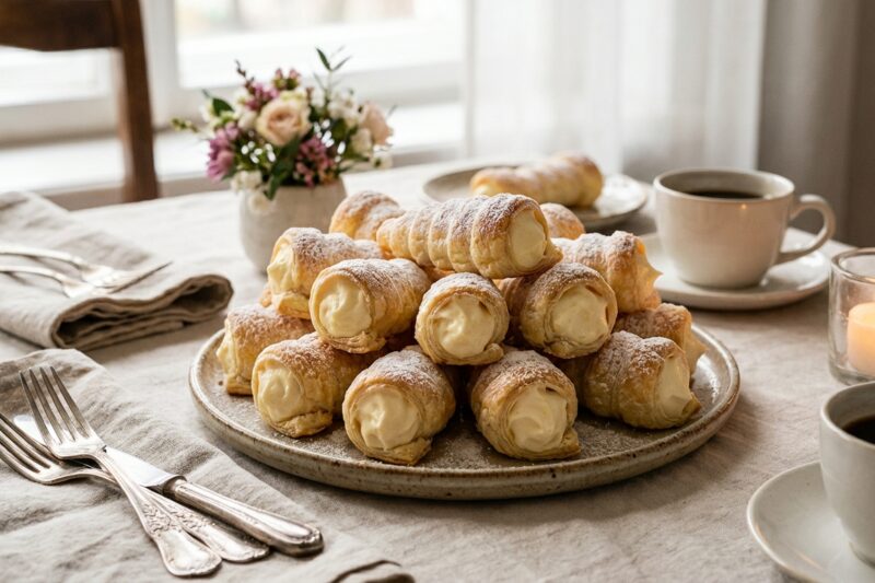 Rurki z kremem – Tradycyjny przepis na chrupiący deser z PRL