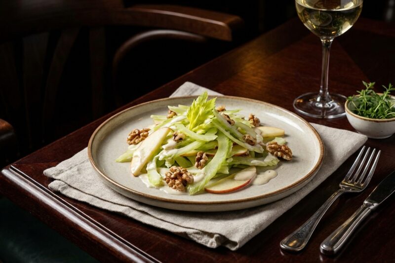 Sałatka z selera naciowego – Przepis na chrupiącą i zdrową przekąskę