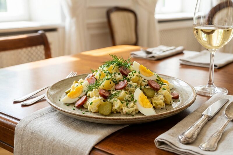 Sałatka ziemniaczana – autentyczny przepis na idealny dodatek do grilla