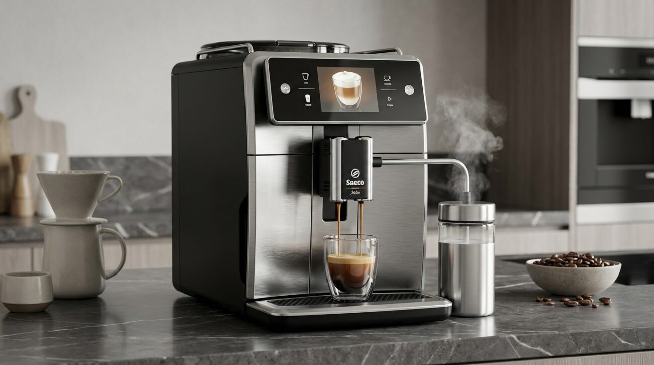Test Ekspres ciśnieniowy Saeco SM8785/00 [TEST] ⭐️ Osobisty barista z dotykowym ekranem