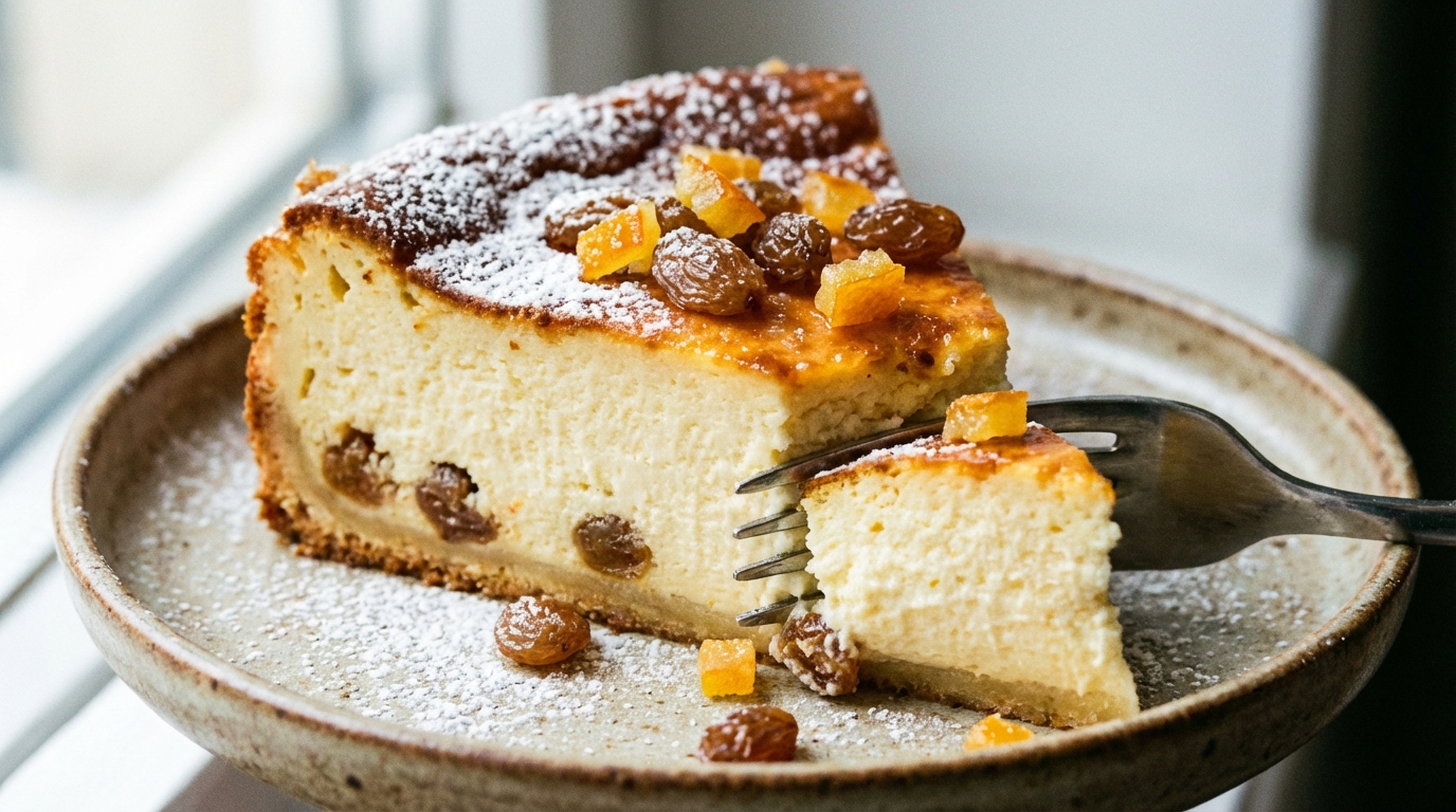Sernik wiedeński - tradycyjny przepis na puszyste ciasto bez spodu
