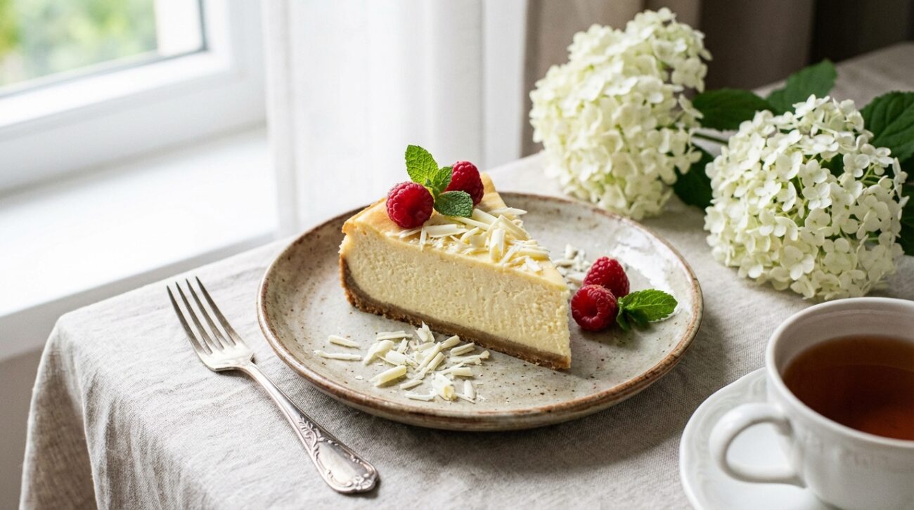 Sernik z białą czekoladą - przepis na wyjątkowo kremowy deser