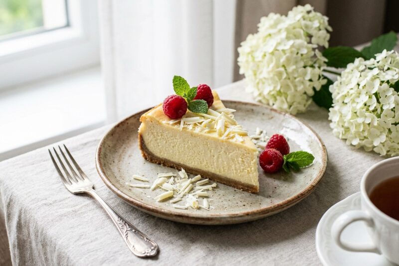 Sernik z białą czekoladą - przepis na wyjątkowo kremowy deser
