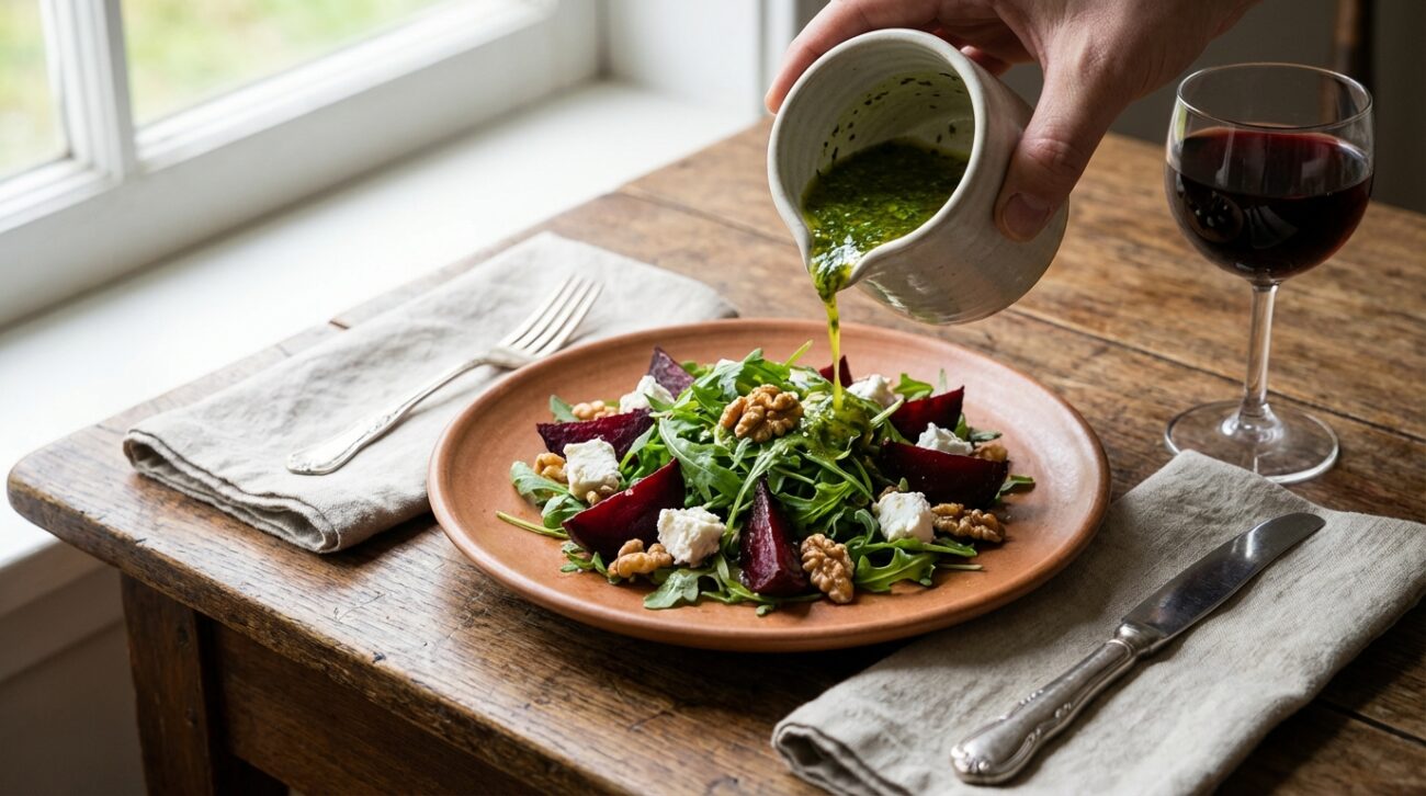 Sos winegret - niezawodny przepis na idealny dressing