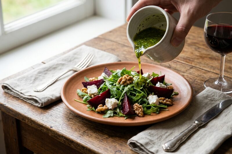 Sos winegret - niezawodny przepis na idealny dressing
