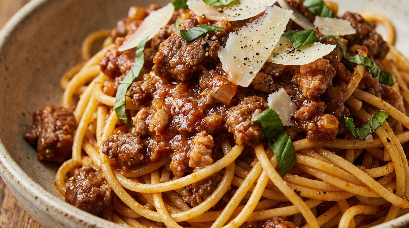 Spaghetti Bolognese - Autentyczny przepis na włoskie ragu