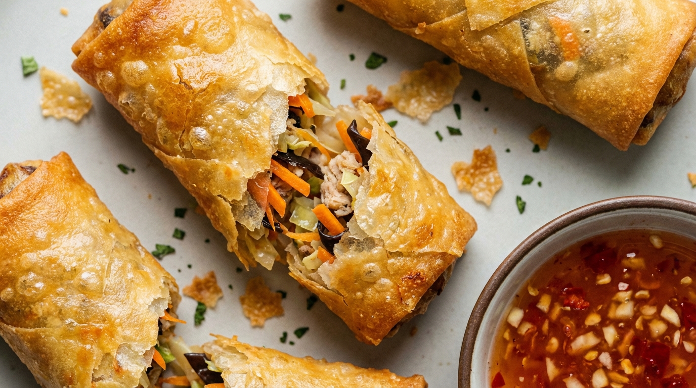 Spring rolls - chrupiące i świeże sajgonki krok po kroku