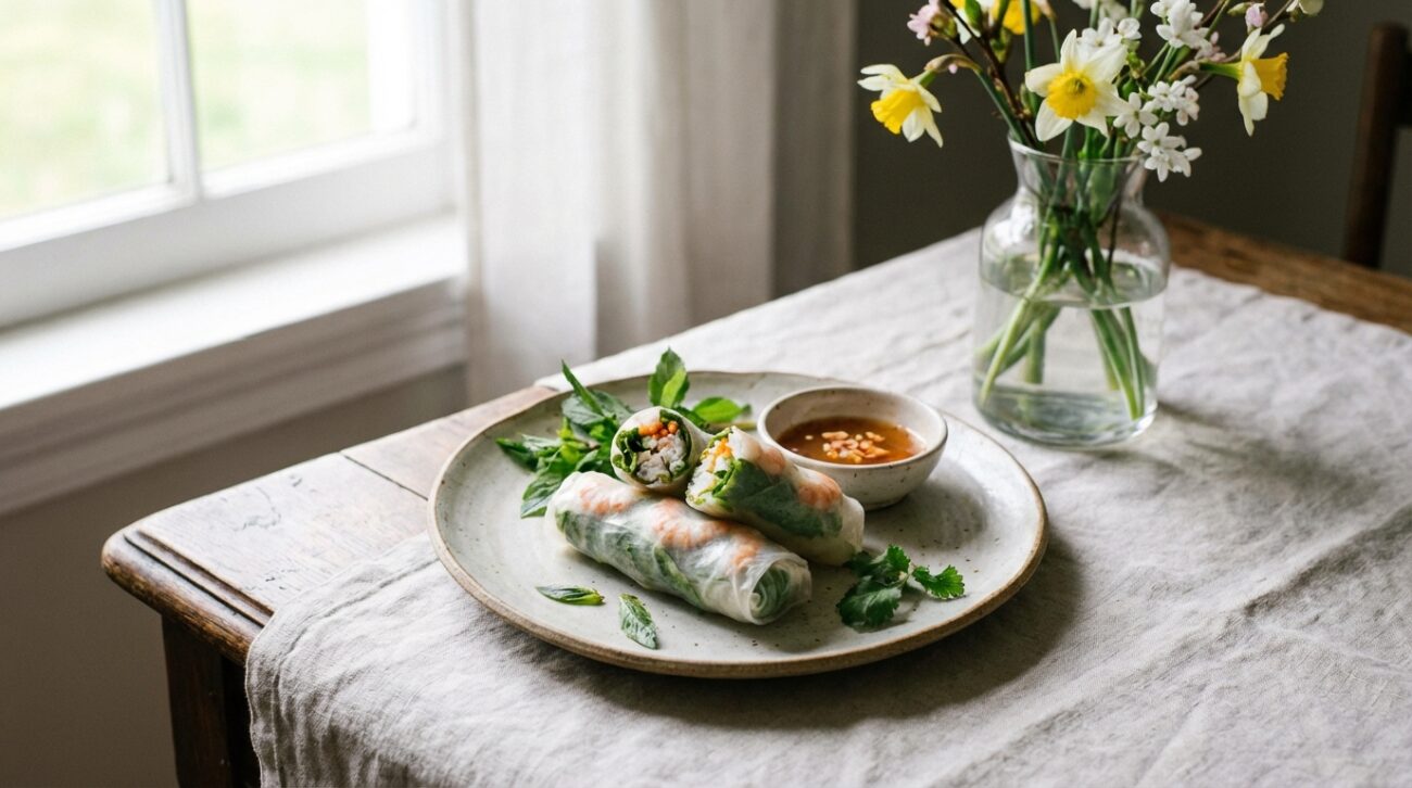 Spring rolls - chrupiące i świeże sajgonki krok po kroku