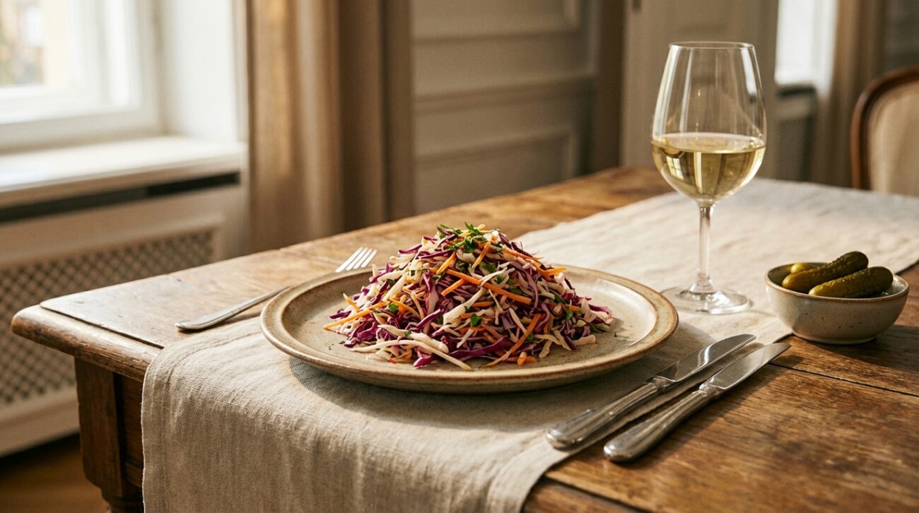 Surówka colesław - Klasyczny przepis na kremową sałatkę