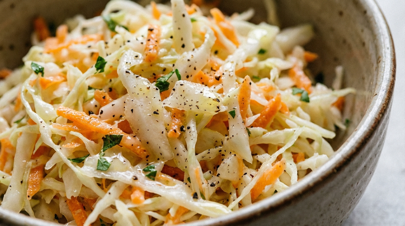 Surówka z białej kapusty - Sekret idealnego smaku i chrupkości