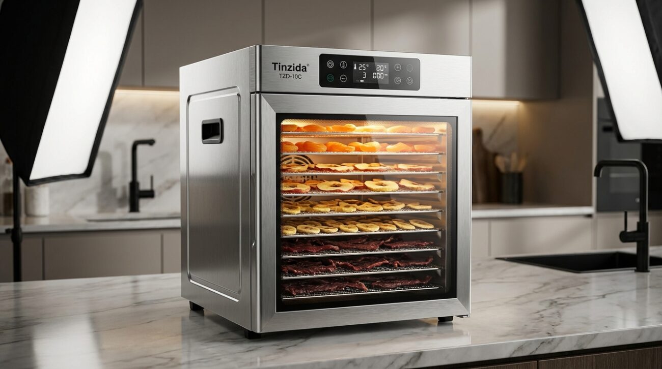 Test Suszarka spożywcza Tinzida TZD-10C [TEST] ⭐️ Zdrowe przekąski bez grama plastiku