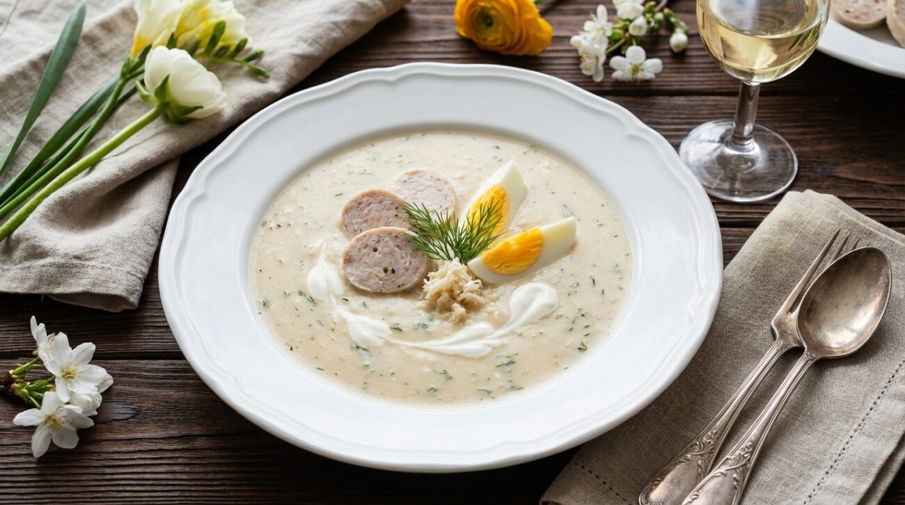 Zupa chrzanowa - najlepszy przepis babci na Wielkanoc