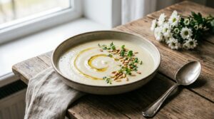 Zupa krem z białych warzyw – niezawodny i aksamitny przepis