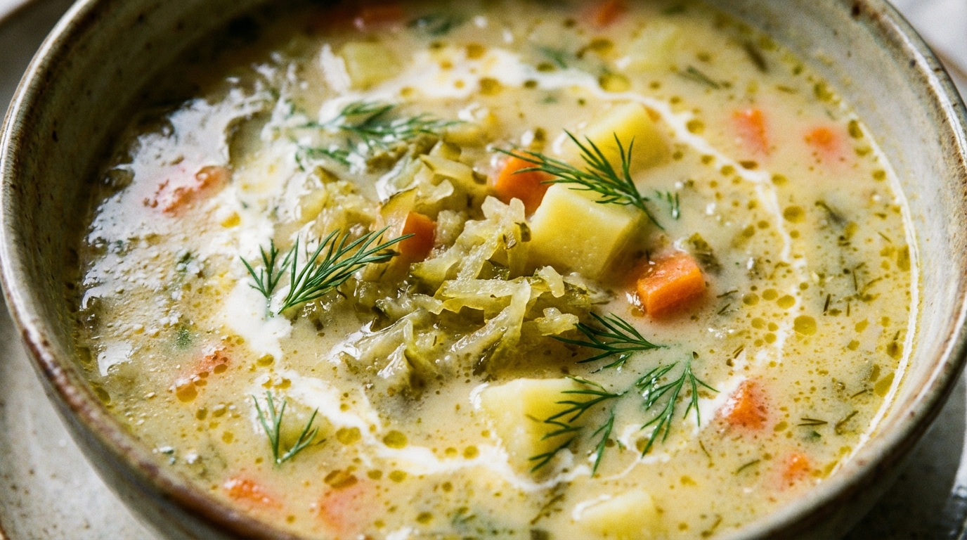 Zupa ogórkowa - najlepszy tradycyjny przepis jak u mamy