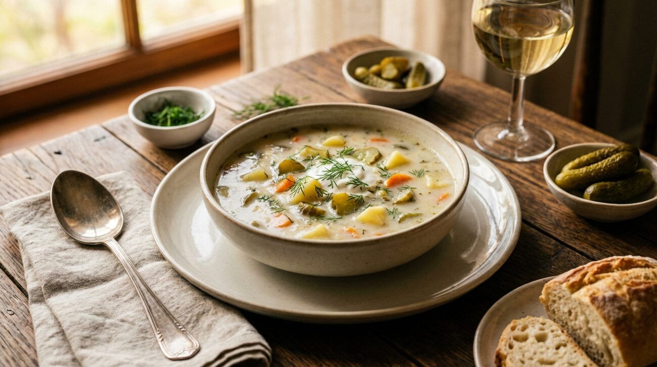 Zupa ogórkowa - najlepszy tradycyjny przepis jak u mamy