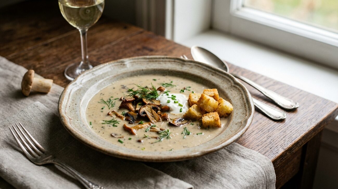 Zupa pieczarkowa - Tradycyjny przepis jak u babci
