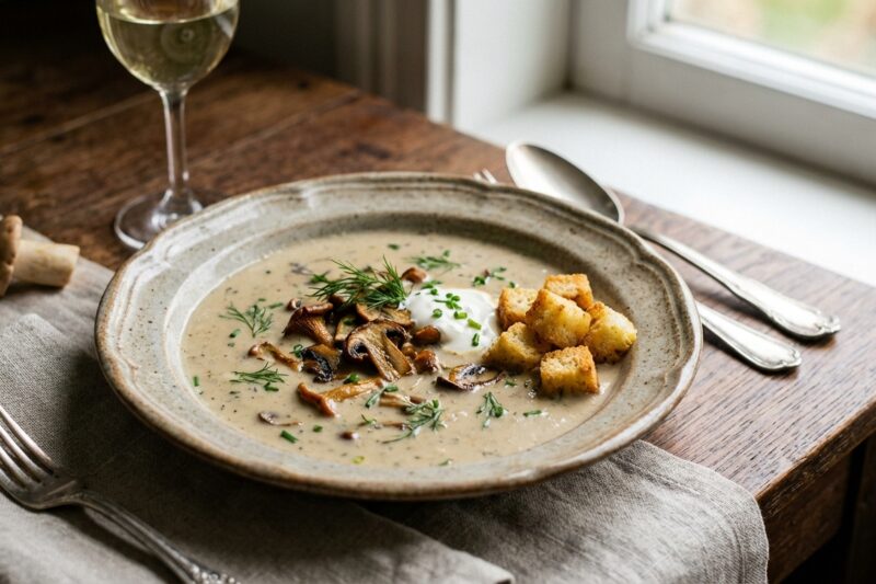 Zupa pieczarkowa - Tradycyjny przepis jak u babci