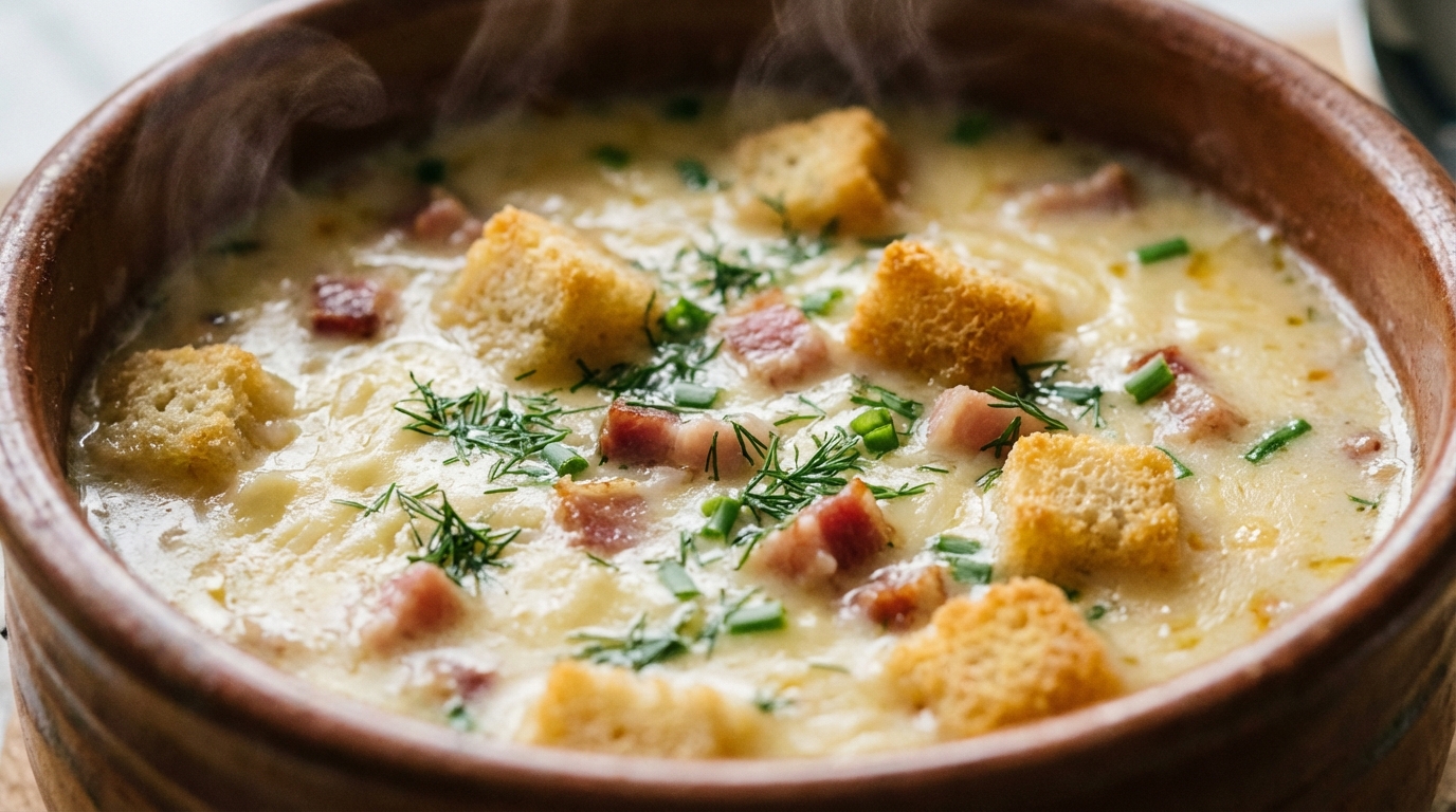 Zupa serowa - najlepszy przepis na kremowe i rozgrzewające danie